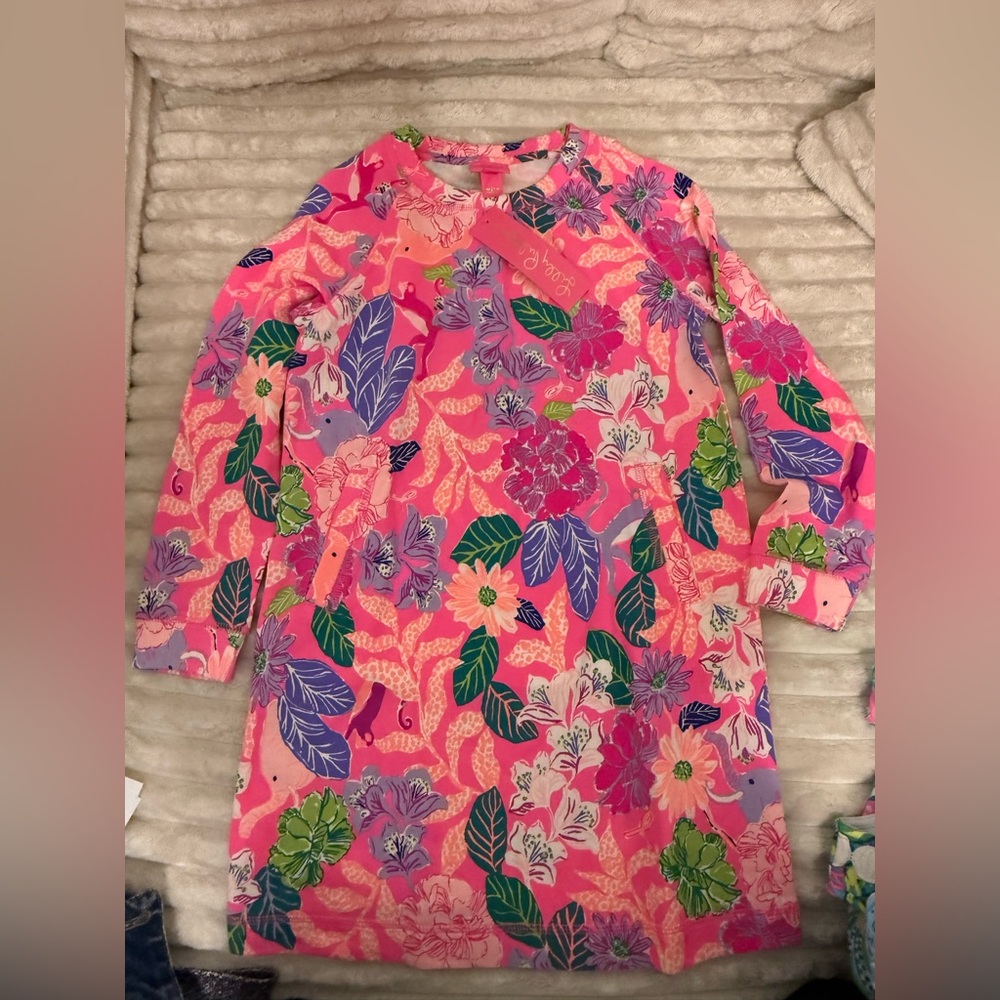 NWTs: Lilly Pulitzer Pink Floral Kids Dress